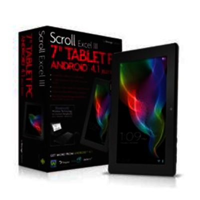 Storage Options Scroll Excel III 7 Android 4.1 8GB Capacitive Tablet Storage Options Scroll Excel III 7 Android 4.1 8GB Capacitive Tablet